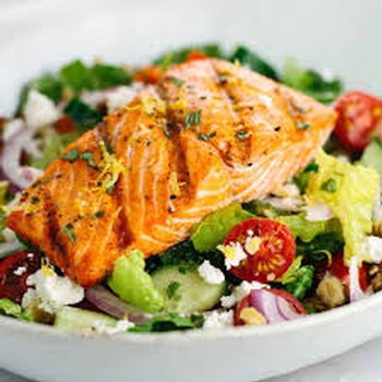 Roasted Salmon Salad